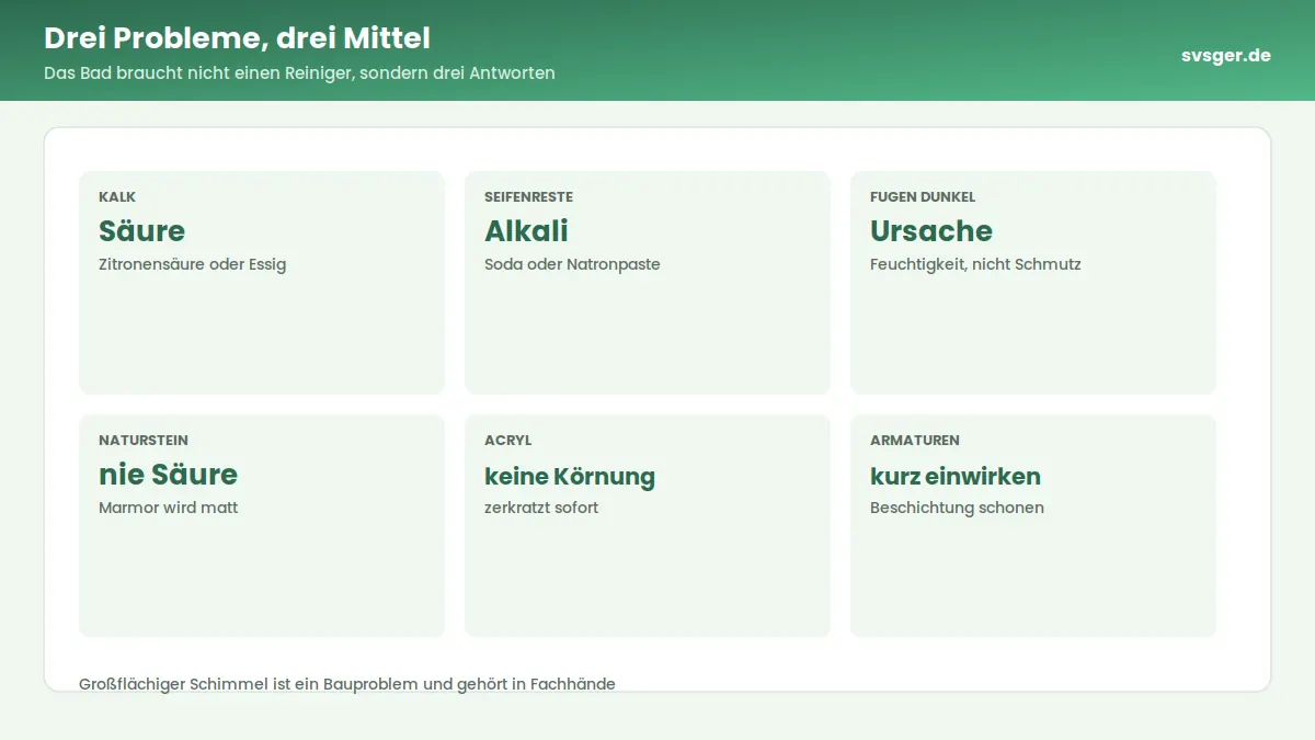 Waage mit abgewogener Zitronensäure neben einem Messbecher Wasser und einem Schraubglas mit angerührter Natron-Scheuerpaste